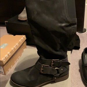 Sadie Distressed Tall Boot